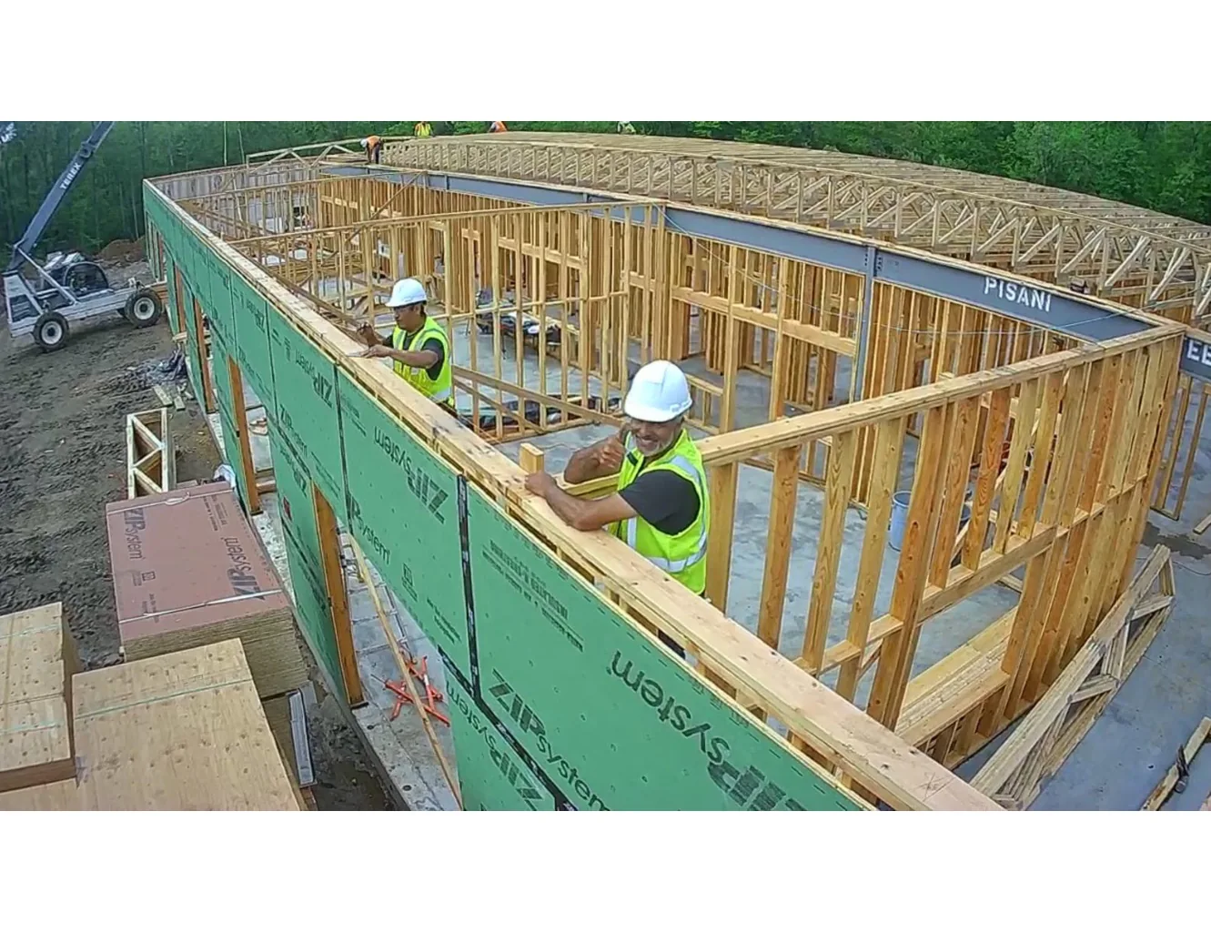 Commercial wood framing