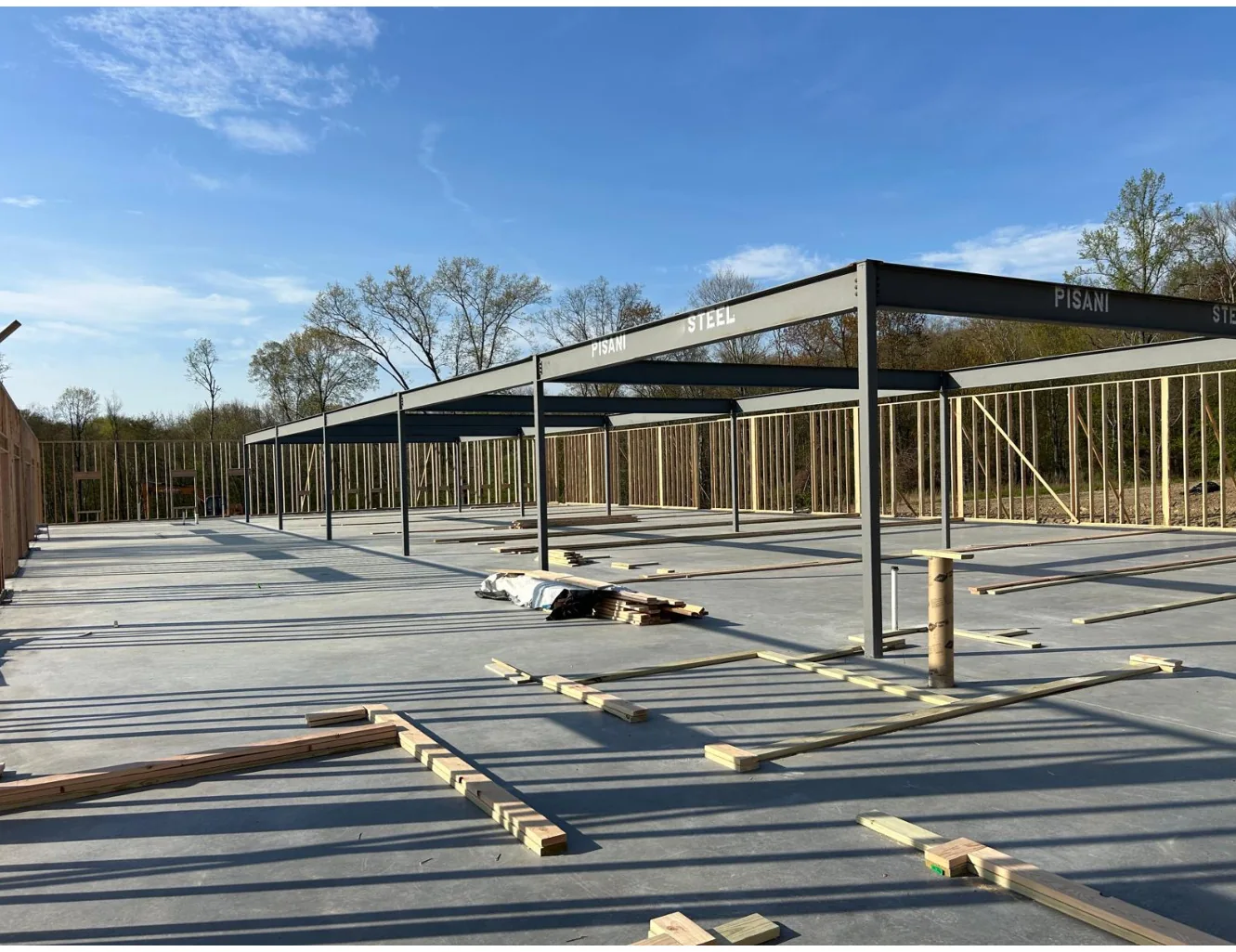 Commercial steel structure
