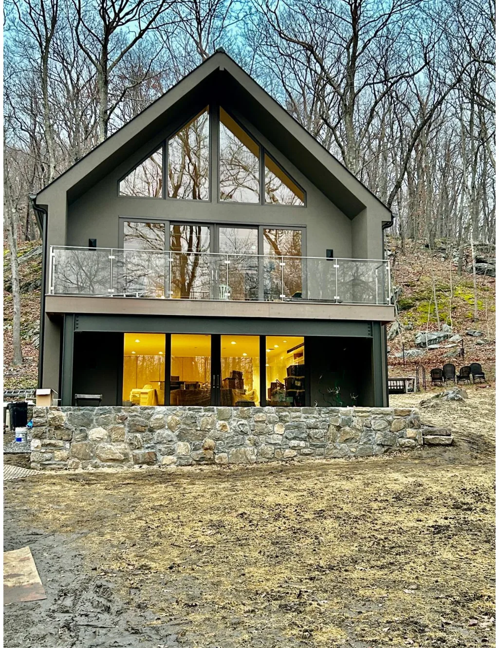 Modern home front elevation