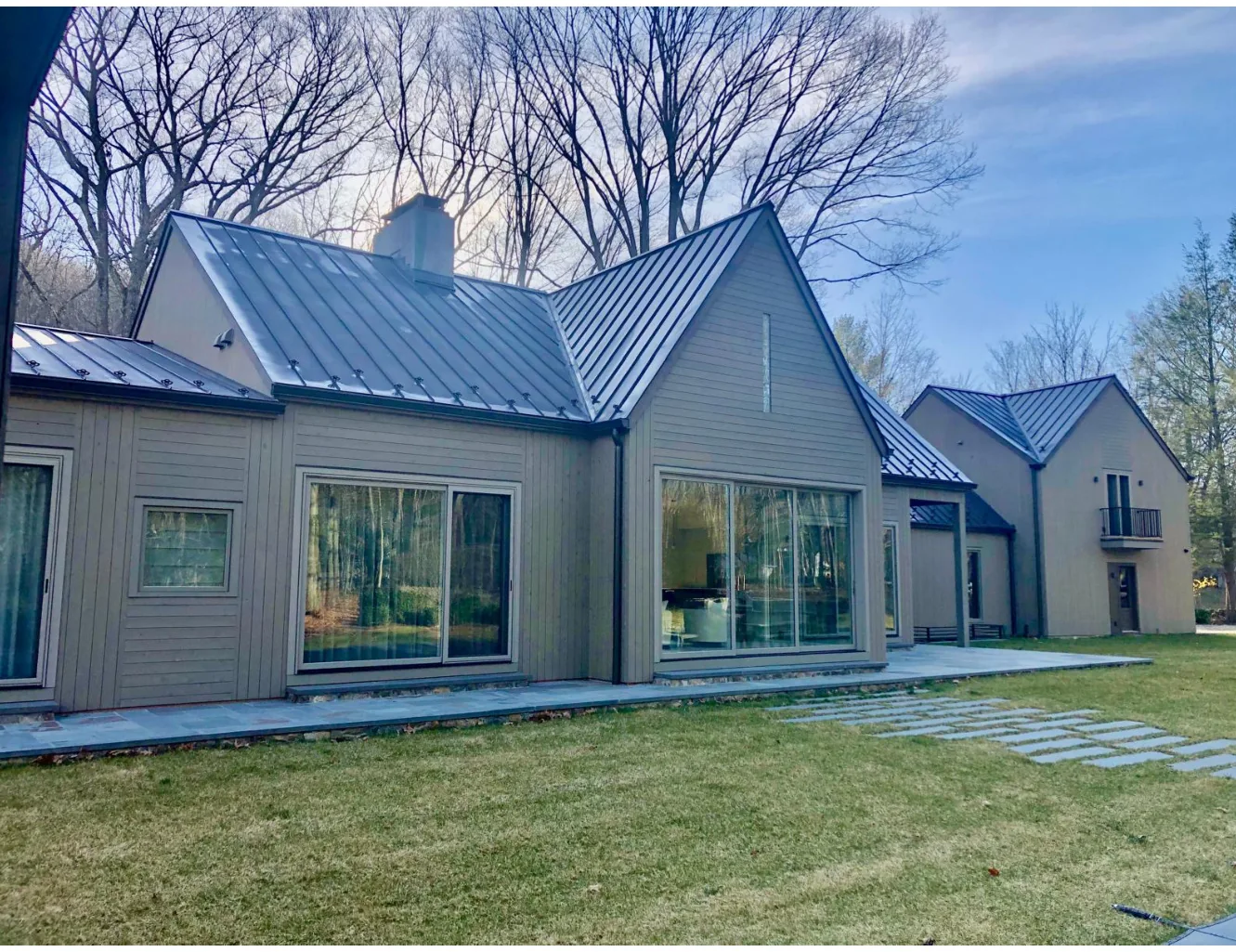 Modern home rear exterior